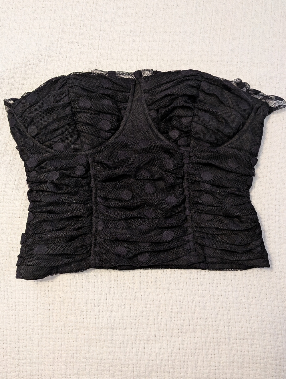 Lulu's Black Strapless Top